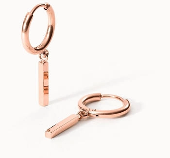 PURELEI Huli Creole Ohrringe roségold