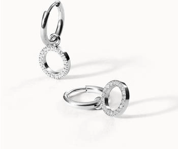 PURELEI Closed Glow Ohrringe silber