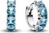 Pandora Light blue hoop earrings (293851C01)