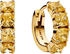 Pandora Sparkling yellow hoop earrings (263851C02)