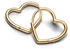 Pandora Asymmetric heart hoop earrings (268307C00)