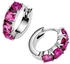 Pandora Sparkling pink hoop earrings (293851C02)