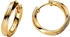 Pandora Twisted gold hoop earrings (263878C00)