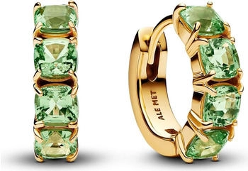 Pandora Sparkling green hoop earrings (263851C01)