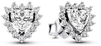 Pandora Sparkling heart halo stud earrings (293097C01)