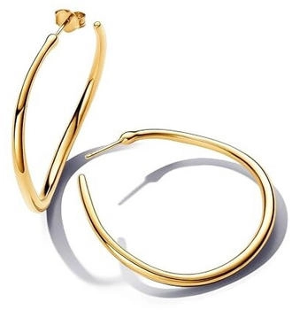 Pandora Open 42 mm organic hoop earrings (263299C00)