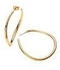 Pandora Open 42 mm organic hoop earrings (263299C00)