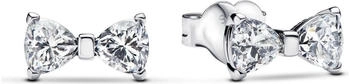 Pandora Small sparkling knot stud earrings (293542C01)