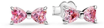 Pandora Sparkling pink knot stud earrings (293505C01)