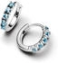 Pandora Light blue huggie earrings (293849C01)