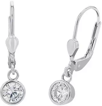 Amor Ohrhänger Silber mit Zirkonia (9060184)