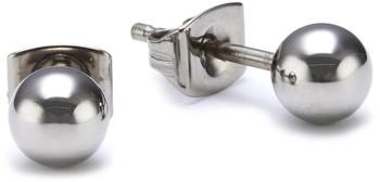 Boccia Titan Ohrstecker Kugel