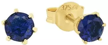 Amor Ohrstecker Unisex mit blauen Zirkonia Gold 375 (2022942)