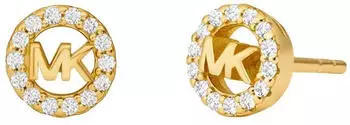 Michael Kors Logo-Ohrstecker (MKC1727CZ710) gold