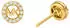 Michael Kors Logo-Ohrstecker (MKC1727CZ710) gold