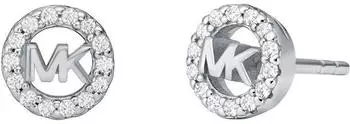 Michael Kors Logo-Ohrstecker (MKC1727CZ040) silber