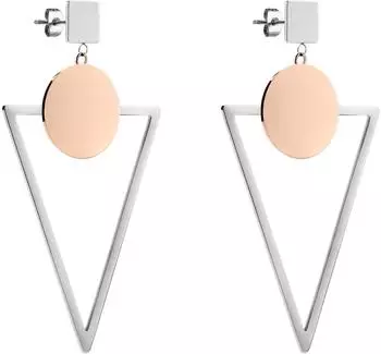Liebeskind The Geometric Ohrstecker Edelstahl, bicolor (LJ-0735-E-66)