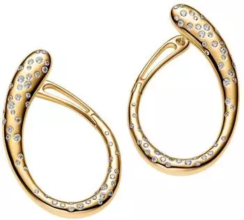 Pandora Creolen mit klarem Zirkonia, 14k vergoldet (264660C01)