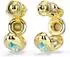 Swarovski Gema Creolen-Ohrringe, Mixed Cut, mehrfarbig, vergoldet (5737444)