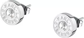 Karl Lagerfeld Illume Ohrh&auml;nger Edelstahl Kristall silber Damen (KLBJX17)