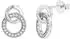 Tom Tailor Ohrstecker Infinity Kreise Silber 925 mit Zirkonia, Damen (2100574)