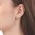 Tom Tailor Ohrstecker Infinity Kreise Silber 925 mit Zirkonia, Damen (2100574)
