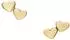 Fossil SUTTON Herzen Ohrstecker, Damen, gold/silber