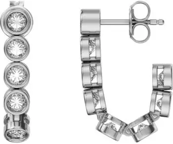 Skagen Moderne Glitz Ohrh&auml;nger Messing, silber (SKJ5022040)