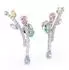 Swarovski Ariana Grande x Swarovski Drop-Ohrhänger, verschiedene Schliffe, mehrfarbig, rhodiniert (5737426)