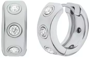 Michael Kors Premium Creolen Damen, Edelstahl, Zirkonia (MKJ8652040)