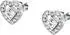 Karl Lagerfeld Ohrhänger Crystals Edelstahl, silber, Damen (KLBJX35)