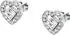 Karl Lagerfeld Ohrhänger Crystals Edelstahl, silber, Damen (KLBJX35)