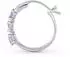 Vira Jewels Creolen 925 Silber rhodiniert mit Tansanit violett (147210001-4)