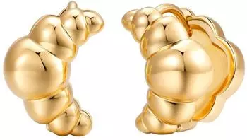 luluandjane Creolen Croissant gelbgold (32277251)