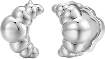 luluandjane Creolen Croissant silber (32277262)