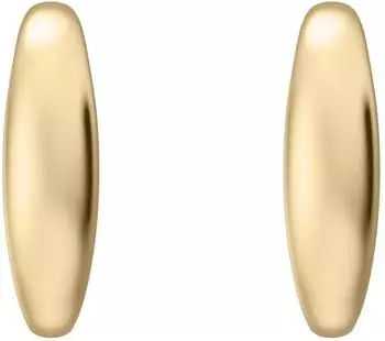 Fossil Ellis Creolen goldfarben Edelstahl, Damen (JF05002710)