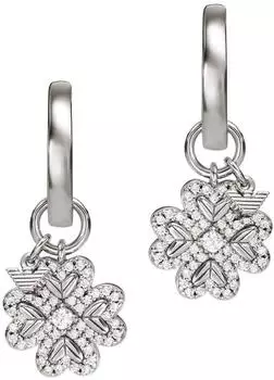 Emporio Armani Creolen 925er Silber Zirkonia Damen (EG3608040)