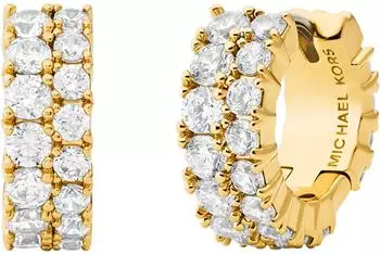 Michael Kors Kors Brilliance Creolen Zirkonia, gold (MKJ8518710)