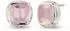 Haze & Glory Ohrstecker Quadrat Quarz rosa 925 Sterlingsilber (16993926-13)