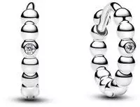 Pandora 294823C01 Damenohrringe Silber Huggies mit Kugeln