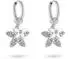 Tamaris The new Glitter Flower Creolen, Edelstahl, silber (TJ-0848-E-27)