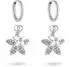 Tamaris The new Glitter Flower Creolen, Edelstahl, silber (TJ-0848-E-27)