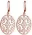 Elli Ohrhänger Ornament Blume Orientalisch Oval, Sterling Silber 925, rosegold, Damen (0301162715)