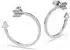 Swarovski Idyllia Ohrringe Pfeil, weiß, rhodiniertes Metall (5741522)