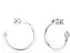 Swarovski Idyllia Ohrringe Pfeil, weiß, rhodiniertes Metall (5741522)
