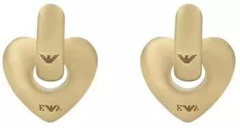 Emporio Armani Creolen mit Herzanh&auml;nger, goldfarben (EGS3266710)
