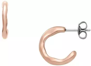 Skagen MODERNE STAK Creolen Edelstahl ros&eacute;gold Damen (SKJ1873791)