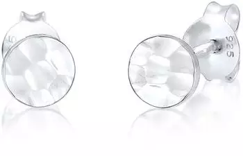 Elli Ohrstecker Kreis geh&auml;mmert, 925 Silber, Damen (94410652-0)