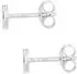 Elli Ohrstecker Kreis gehämmert, 925 Silber, Damen (94410652-0)