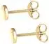 Elli Ohrstecker Kreis Geo 925 Sterlingsilber vergoldet (39970924-0)